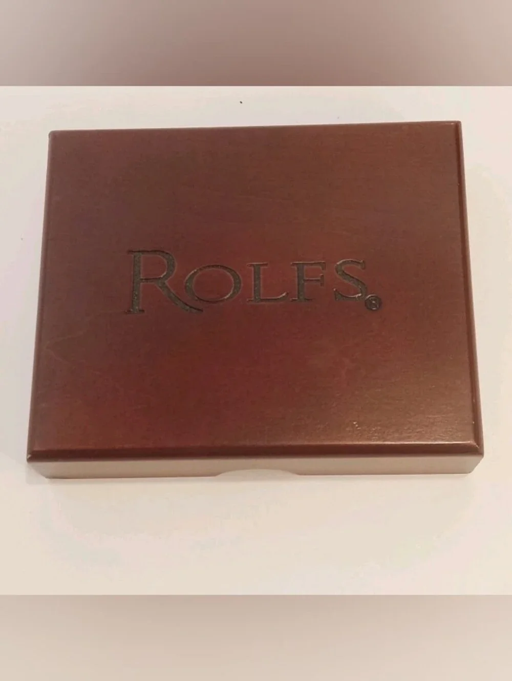 Rolf’s Genuine Leather Wallet, Multiple Credit Card Slots, Valet Box, Black NEW